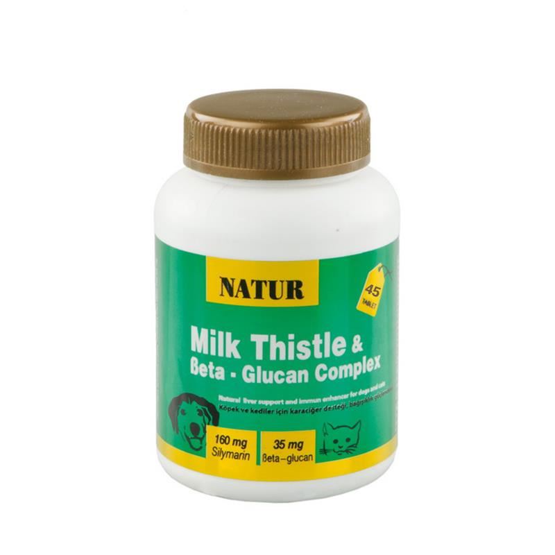 Natur Milk Thistle &amp; Beta Glucan Complex Destekleyici 45 Tablet