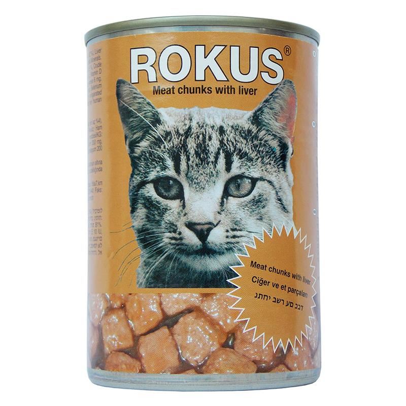 Rokus Ciğerli Kedi Konserve Maması 410 Gr