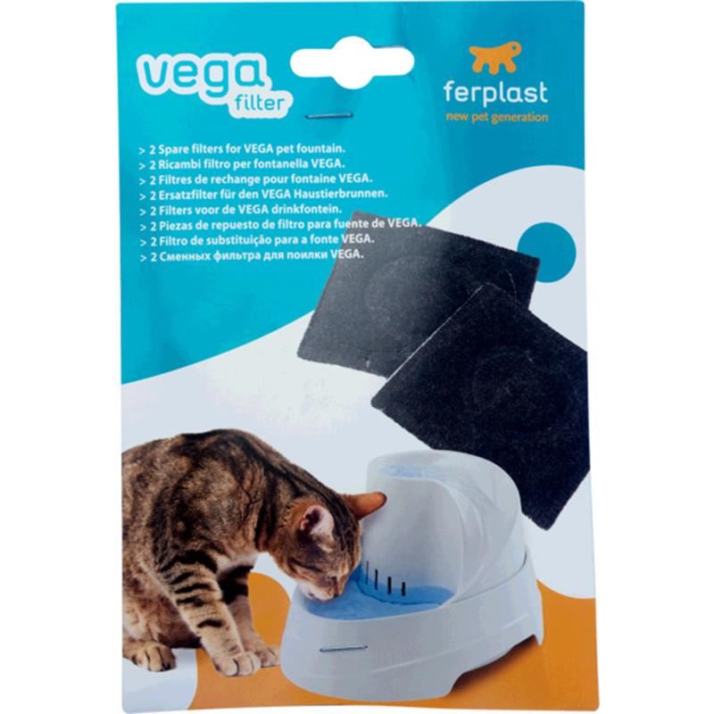 Ferplast Vega Şelale Su Kabı Yedek Filtre 2�li Paket