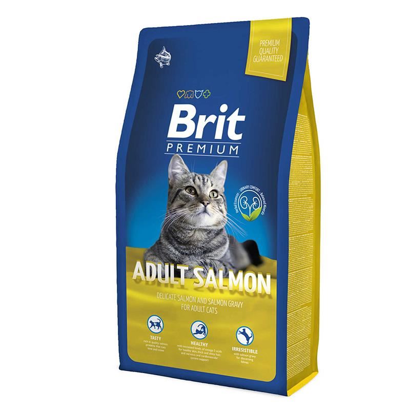 Brit Premium Somonlu Yetişkin Kedi Maması 8 Kg
